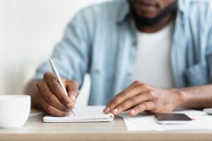 A man working on living amends